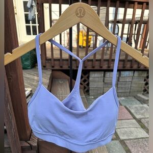 Lululemon flow Y bra sz 10 EUC in lavender color